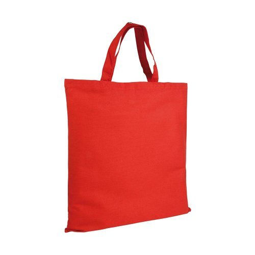 Sac en Coton Coloré 135g Poignées Courtes 38x42cm |