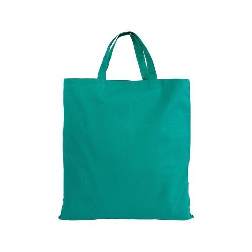 Sac en Coton Coloré 135g Poignées Courtes 38x42cm |