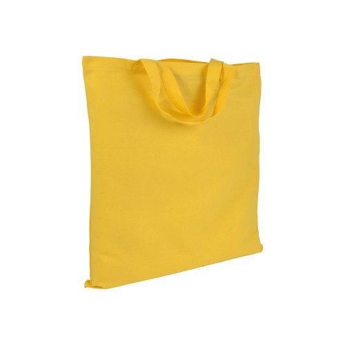 Sac en Coton Coloré 135g Poignées Courtes 38x42cm |