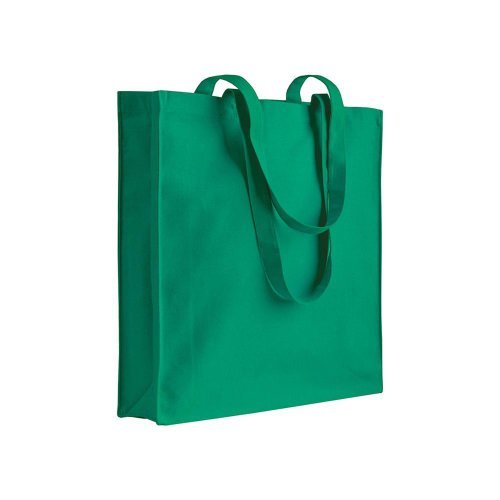 Sac cabas en toile 280g avec soufflet 38x42x8cm