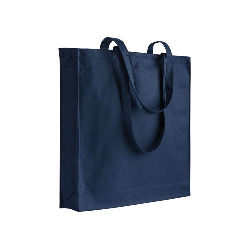 Sac cabas en toile 280g avec soufflet 38x42x8cm