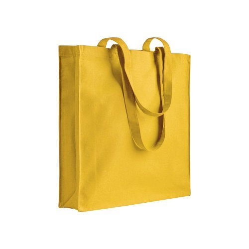 Sac cabas en toile 280g avec soufflet 38x42x8cm
