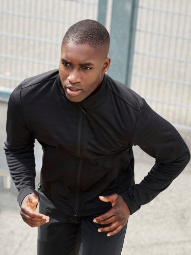 Men's sports structured fleece jacket  grs