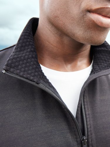 Men's sports structured fleece jacket  grs