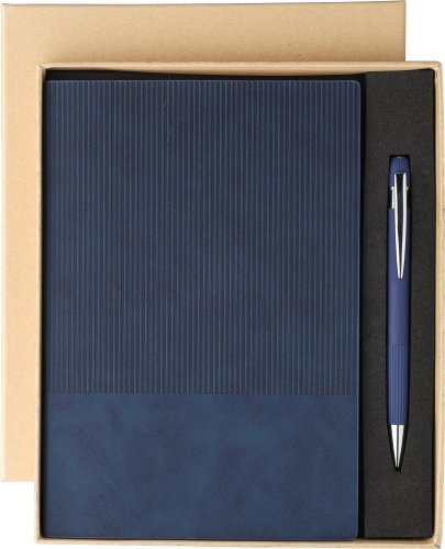 Ensemble carnet a5 et stylo à bille en pu recyclé tarek