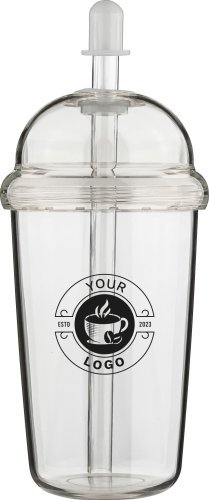 Tazza da viaggio in rpet glow 500 ml
