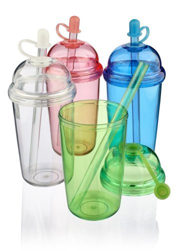 Tazza da viaggio in rpet glow 500 ml
