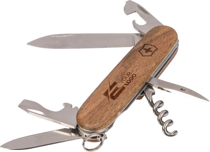 Couteau de poche victorinox swiss army spartan wood