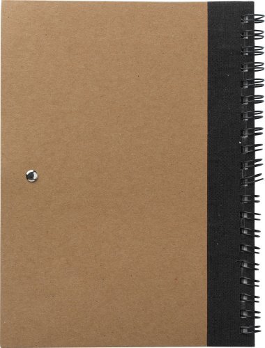 Taccuino stella | cartone riciclato | pagine a righe | penna a sfera