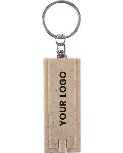Portachiavi in ​​paglia di grano con luce led günter
