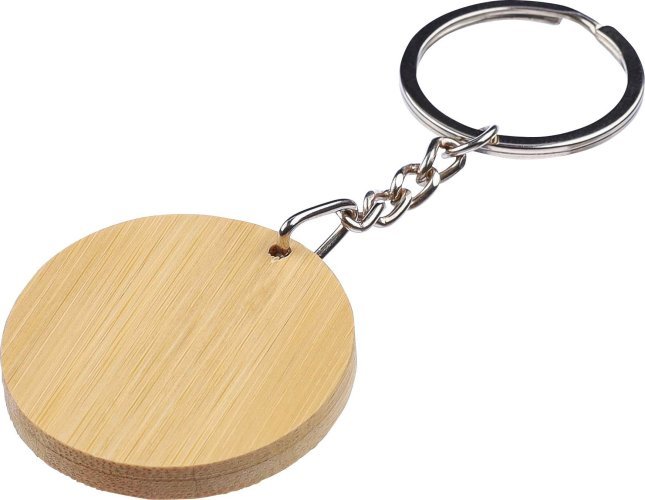 Portachiavi in bambù forma tonda gene