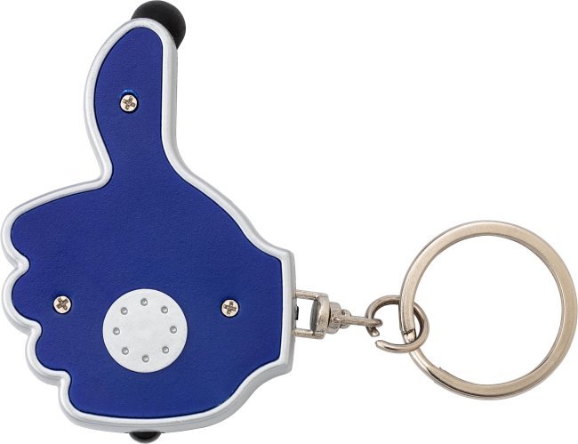 Portachiavi melvin | plastica | led e stylus