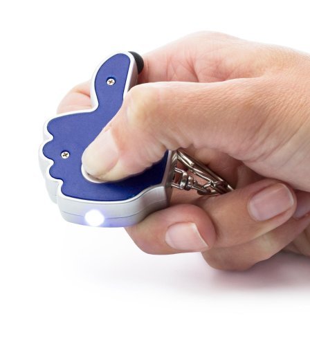 Portachiavi melvin | plastica | led e stylus