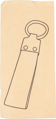 Portachiavi in denim enzi