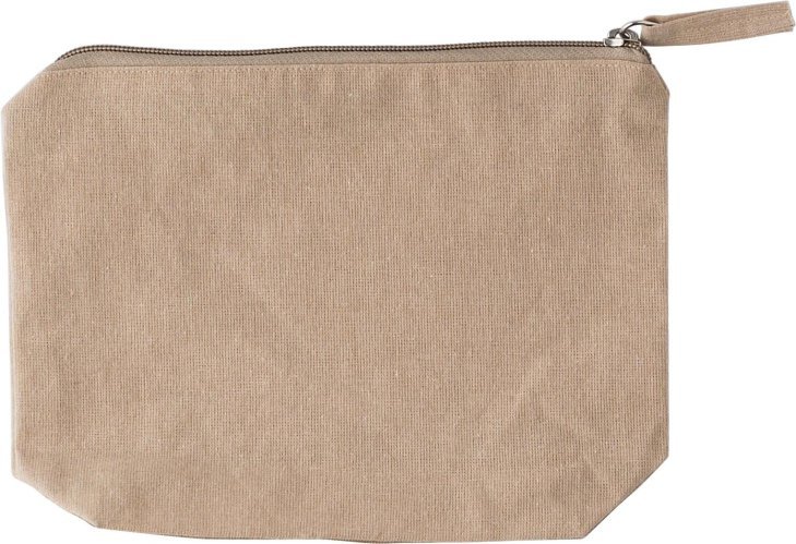 Pochette cosmetica cressida | cotone riciclato 180 g/m²