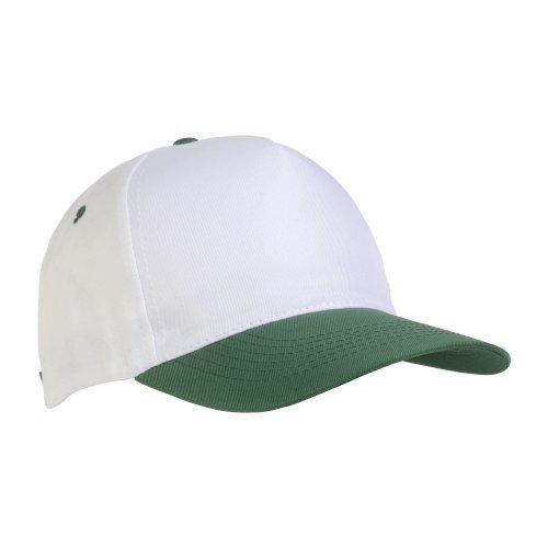 Cappellino in poliestere, 5 pannelli, regolazione a velcro