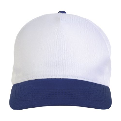 Cappellino in poliestere, 5 pannelli, regolazione a velcro