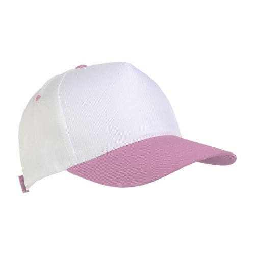 Cappellino in poliestere, 5 pannelli, regolazione a velcro