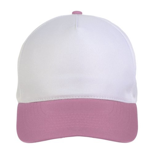 Cappellino in poliestere, 5 pannelli, regolazione a velcro