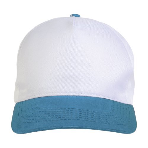 Cappellino in poliestere, 5 pannelli, regolazione a velcro