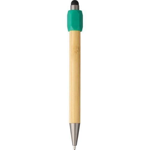 Penna a sfera in bambù con funzione spinner in abs riciclato fenn