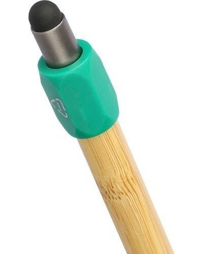 Penna a sfera in bambù con funzione spinner in abs riciclato fenn