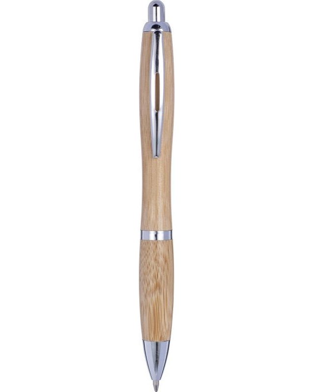 Penna a sfera carson | bambù | dettagli argento
