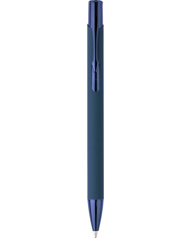 Penna a sfera alluminio riciclato con rivestimento gommato anisa