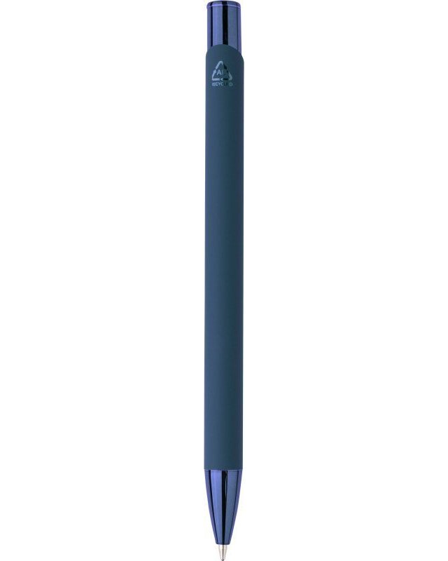 Penna a sfera alluminio riciclato con rivestimento gommato anisa