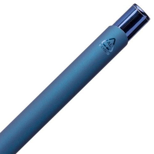 Penna a sfera alluminio riciclato con rivestimento gommato anisa