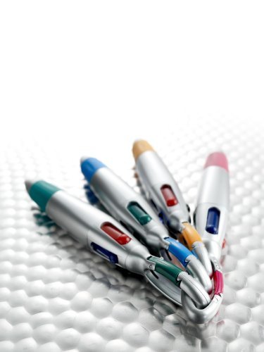 Penna a sfera marvin | plastica | 4 colori di inchiostro
