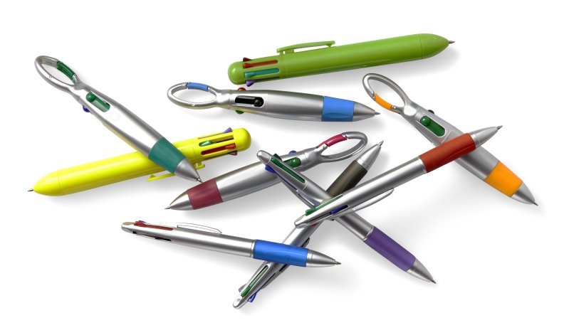 Penna a sfera marvin | plastica | 4 colori di inchiostro