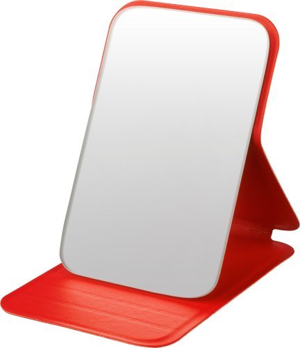 Specchietto in vetro con custodia in pu riciclato mio