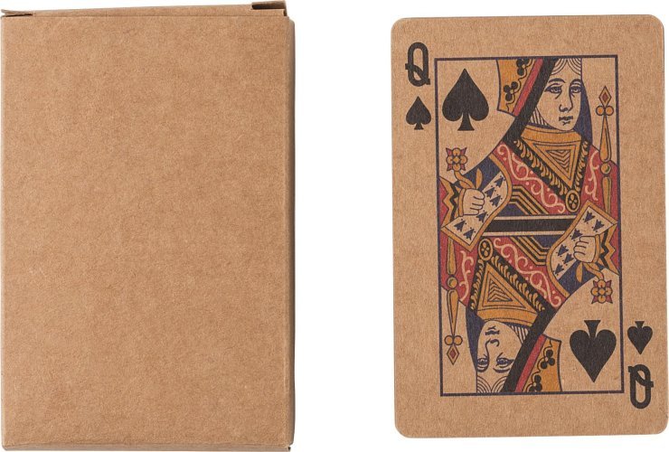 Set di 2 mazzi di carte da gioco in carta riciclata arwen