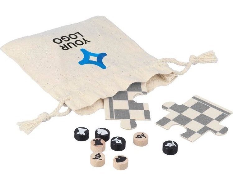 Set gioco scacchi e dama in legno in legno hank