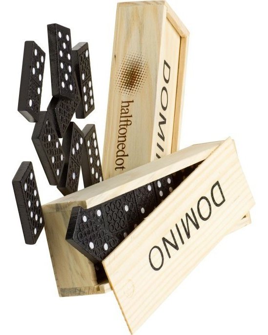 Gioco del domino enid | legno riciclato