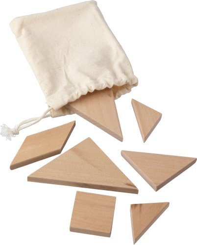 Puzzle tangram in legno naturale ulrike