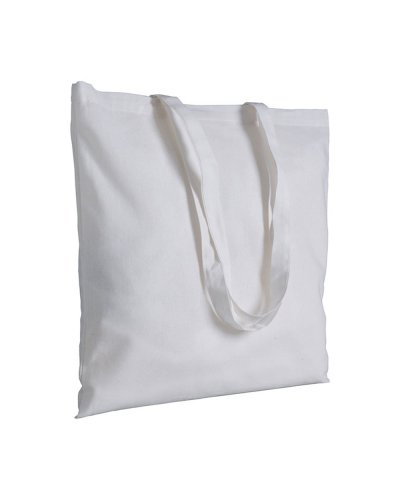 Shopper in Cotone pesante Bianco