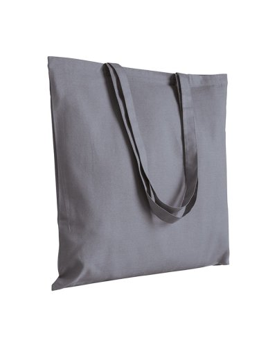 Shopper in Cotone pesante Grigio