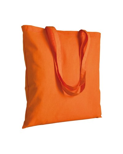 Shopper in Cotone pesante Arancione
