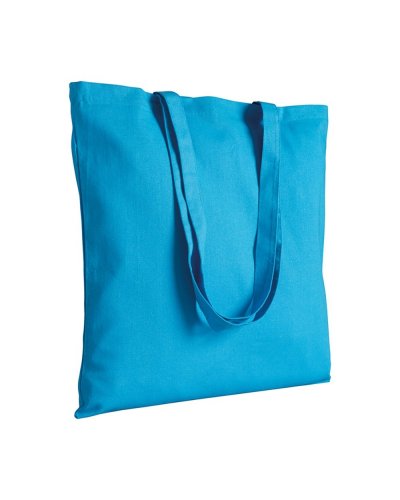 Shopper in Cotone pesante Celeste