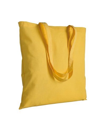 Shopper in Cotone pesante Giallo