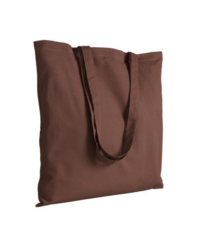 Shopper in Cotone pesante Marrone