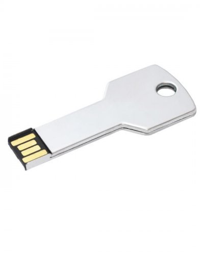 Chiavetta USB a forma di chiave Argento