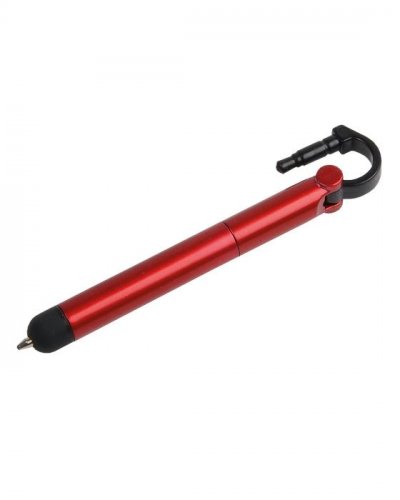 Mini penna con puntatore touch Rosso