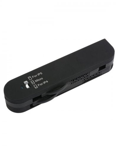 Adattatore multi per smartphone Nero