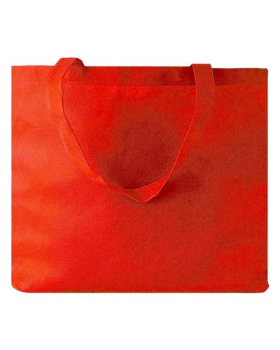 EINKAUFS-TASCHE AUS TNT MIT LANGEN GRIFFEN Rosso