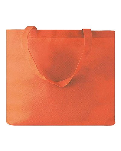 EINKAUFS-TASCHE AUS TNT MIT LANGEN GRIFFEN Arancio