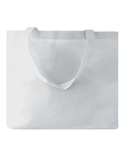 EINKAUFS-TASCHE AUS TNT MIT LANGEN GRIFFEN Bianco