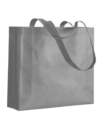 BORSA SHOPPER  IN TNT TERMOSALDATA MANICI LUNGHI Grigio